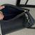 Gigi New York Hand Made Leather Python Bag Navy 5 thumbnail