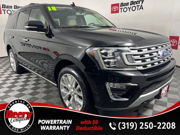 Certified 2018 Ford Expedition Limited Shadow Black 1