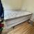 Queen Size Pillowtop Mattress with Box Spring and Frame 1 thumbnail