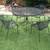 Vintage Woodard Wrought Iron Patio Set-Table+4 Chairs-1950's 8 thumbnail