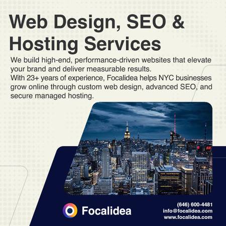 Web Design, SEO & Hosting Services in NYC 1