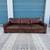 Restoration Hardware Maxwell Leather Sofa - Distressed Brown, 90in 1 thumbnail