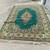 VINTAGE SIFA KASHMIRI PERSIAN SILK RECTANGULAR RUG CARPET 1 thumbnail