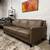 Genuine leather sofa. 3 seater real top grain leather couch. Delivery available 9 thumbnail