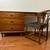 Vintage mid century modern Mengel walnut desk and chair 1 thumbnail