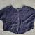 Like New Navy Zara Short Sleeve Crop Blouse Size XS 2 thumbnail