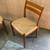 Pair of 1960s Swedish Teak and Handwoven Paper Cord Dining Chairs 2 thumbnail