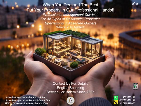 Professional Property Management Services for Jerusalem 1