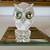 Swarovski Crystal Miniature Owl Figurine 010014 Green Eyes 1-3/8" 2 thumbnail