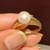 14K Yellow Gold Ring ( Size 6-7) with Natural Akoya Pearl 13 thumbnail
