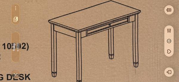 WHITE WRITING DESK 1