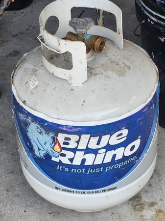 20 pound propane bottle.5 gal. 1