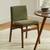 Set of 4 Article Nosh Dining Chairs -Walnut And Hemlock Green 5 thumbnail