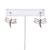 Sterling Silver Mother Of Pearl Dragonfly Earrings 1 thumbnail