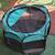Foldable Pet Playpen Exercise with Zipper Door, Breathable Mesh Pet 2 thumbnail
