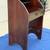 Antique Solid Wood Kids DESK w/ Drawer and Cubbies 7 thumbnail
