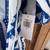 Flutter-Sleeve V-Neck Jacquard Mini Swing Dress – Tanzanite 6 thumbnail