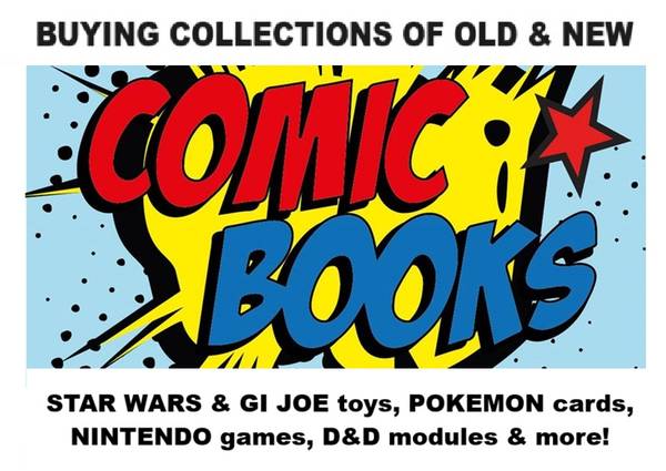 WTB:  COMIC BOOKS & other collections 1