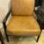 Genuine Brown Leather Wood Frame Armchairs Pair of 2 Accent Armchair 6 thumbnail