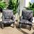 Vintage postmodern art deco hollywood  retro club chairs armchairs 8 thumbnail
