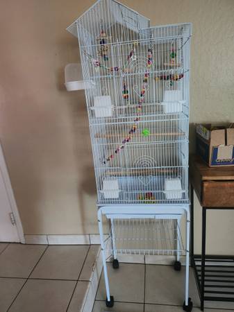 New Big Bird Cage _with Stand------_62"14"x18" (fremont / union city / newark)63874129836291120