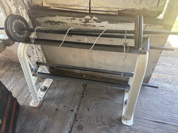 Dumbbell Rack & 45lb Barbell 1