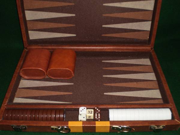 Backgammon Set in 15.5 x 10 inches Case 1