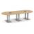 10 - 11 Ft High End Maple Wood Or White Laminate Conference Tables 18 thumbnail