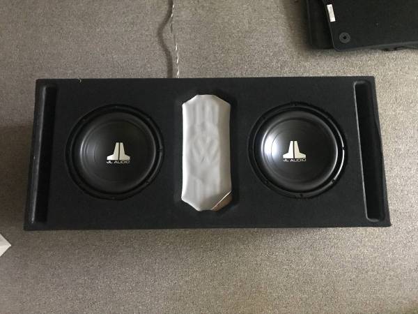 (2) 10” JL Audio Subwoofer With Enclosure Box Updated 1