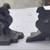 Bronze Rodin The Thinker Bookends 3 thumbnail