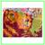 4ft 2in X 7ft 6in 20th Century Black Garden Print Area Rug 7 thumbnail