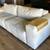 Living Spaces Amallo Ivory White Fabric 108" 2 Piece Sofa | Tufted 3 thumbnail