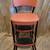 Mid century Cosco step stool, coral color 1 thumbnail