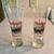 Budweiser Clydesdale Slim Beer Glasses Vintage Christmas 1989 Set of 2 1 thumbnail