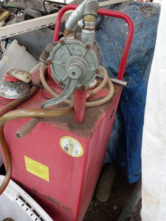 30 gallon gasoline storage tank on wheels 1