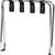 Foldable Suitcase Luggage Rack (Steel Silver) 3 thumbnail