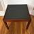 Midcentury Modern Solid Walnut & Slate/Quartz Parsons Side Table 3 thumbnail