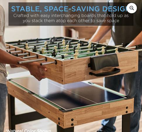 42” 10-in-1 multi-game table for adults 1