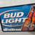"Bud Light" Beer Clock Wall Hanging Picture 1 thumbnail