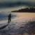 Jogger - Runner on a Tropical Beach - Serigraph 2 thumbnail