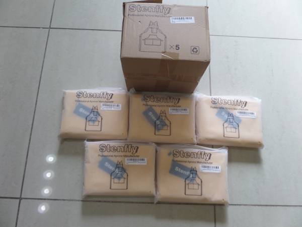 NEW Stenffy 5 Pack Kitchen Apron, Work Apron, Canvas, Multiple Pockets 1