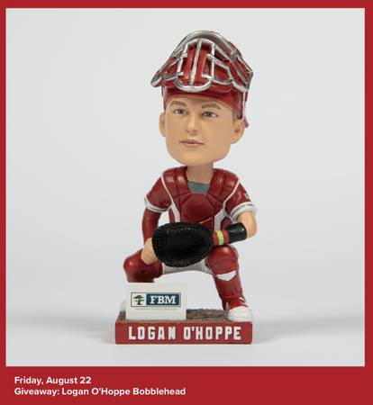 angels baseball Logan O’Hoppe BOBBLEHEAD 1