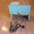 1930s GREEN METAL PLUG-IN TOY STOVE 6 thumbnail