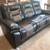 TWO-TONE LEATHER RECLINER SET SOFA & LOVESEAT 6 thumbnail