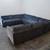 Lukas U-Shape Sectional in Grey Chenille 4 thumbnail