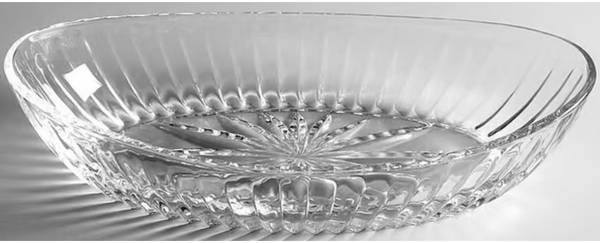 Princess House Crystal 10” Oval Bowl, Royal Highlights 1