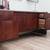 Mid centuey walnut wood Credenza, media console 2 thumbnail