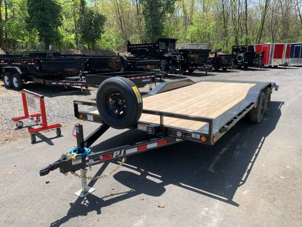2025 PJ Trailers 8.5x18 Drive Over Fender Utility Hauler Trailer 10k 1