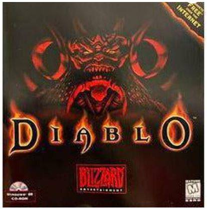 Diablo Blizzard Windows 95 CD GAME 1