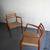 Vintage JL Moller #62 armchairs with cord seats - two available 3 thumbnail